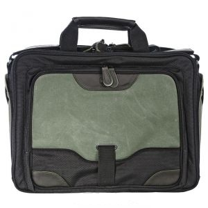 сумка через плечо QUER Q28 зеленая кожа+текстиль 883600-182