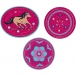 Ранец DerDieDas Ergoflex Buttons Boho - Розовый стиль с наполнением 6 предметов 8405139.